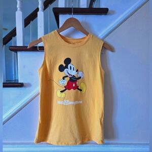 Disney Golden Mickey Mouse Tank Top -Size XS